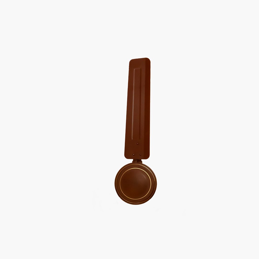 Sleek and silent ceiling fan with high-speed motor