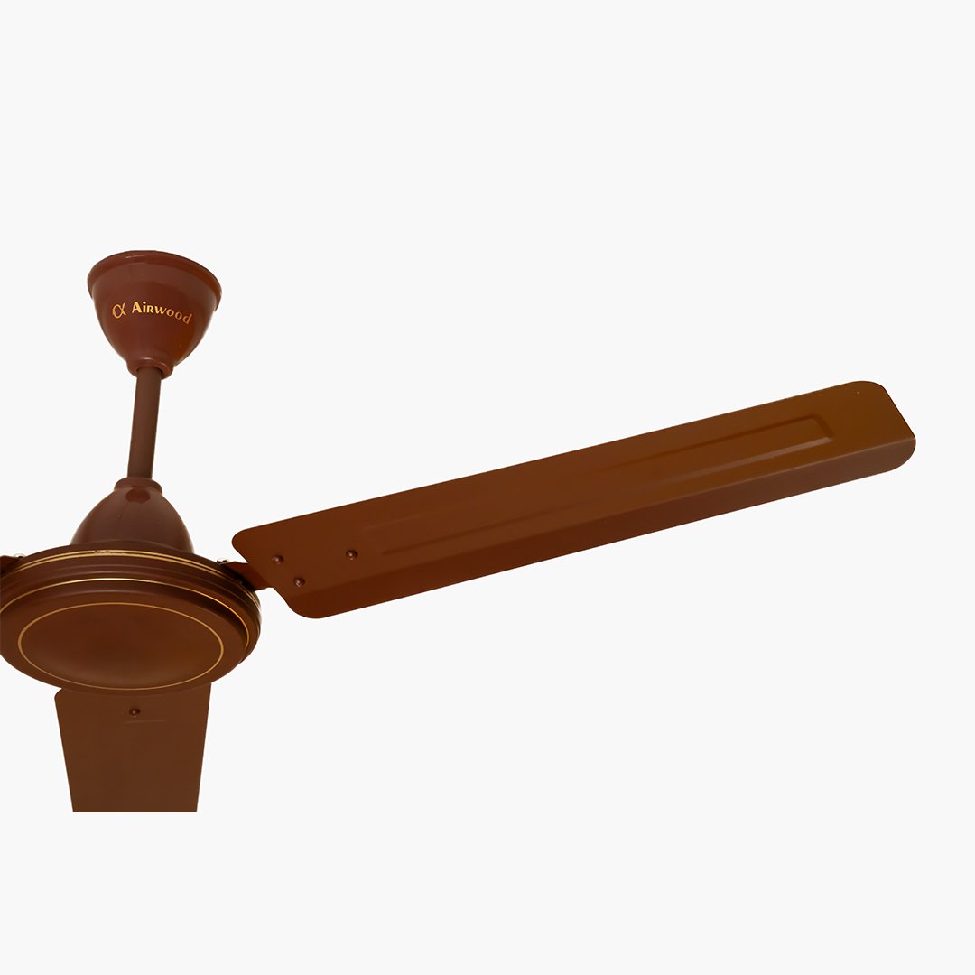 Sleek and silent ceiling fan with high-speed motor