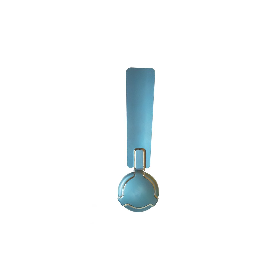 Sleek and silent ceiling fan with high-speed motor