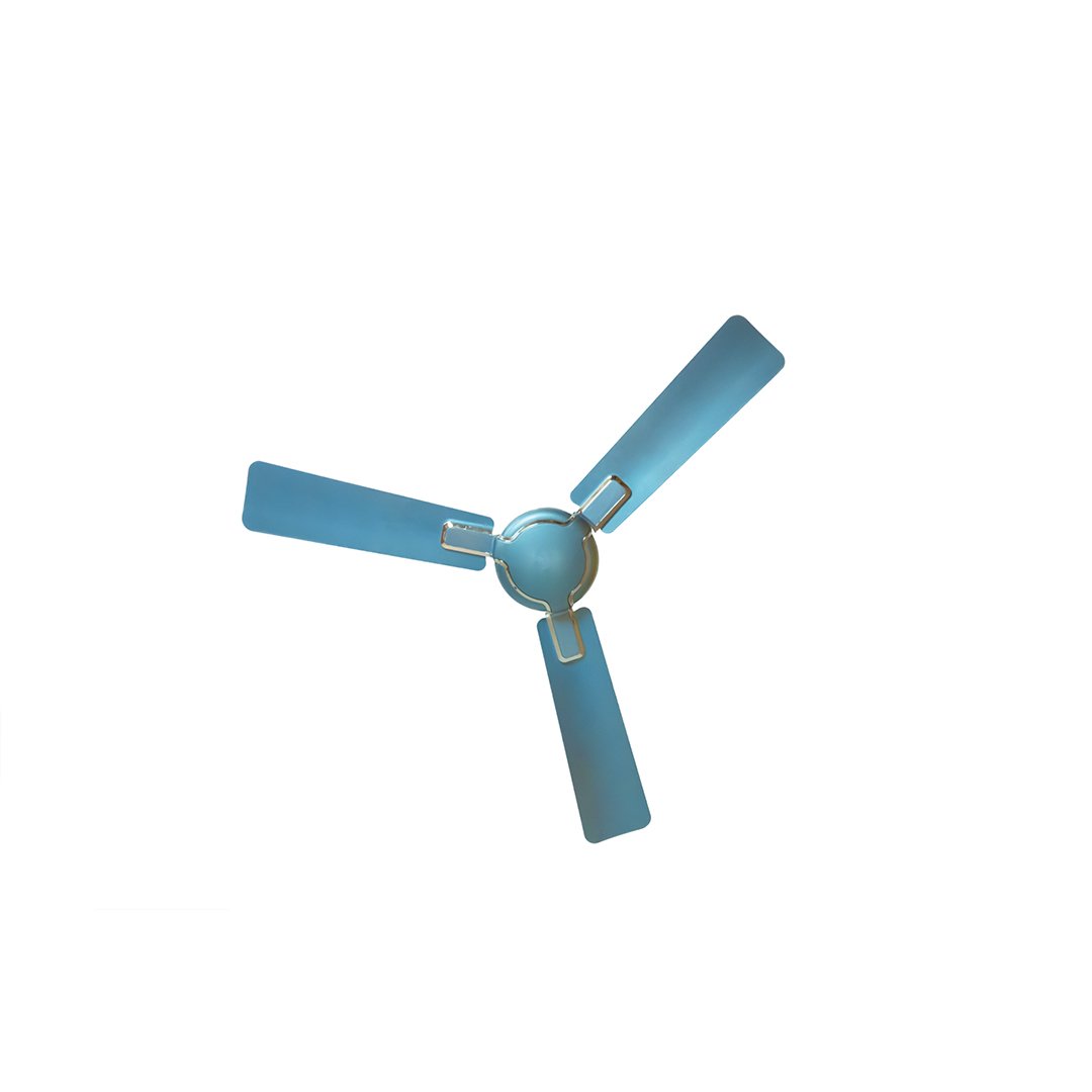 Sleek and silent ceiling fan with high-speed motor