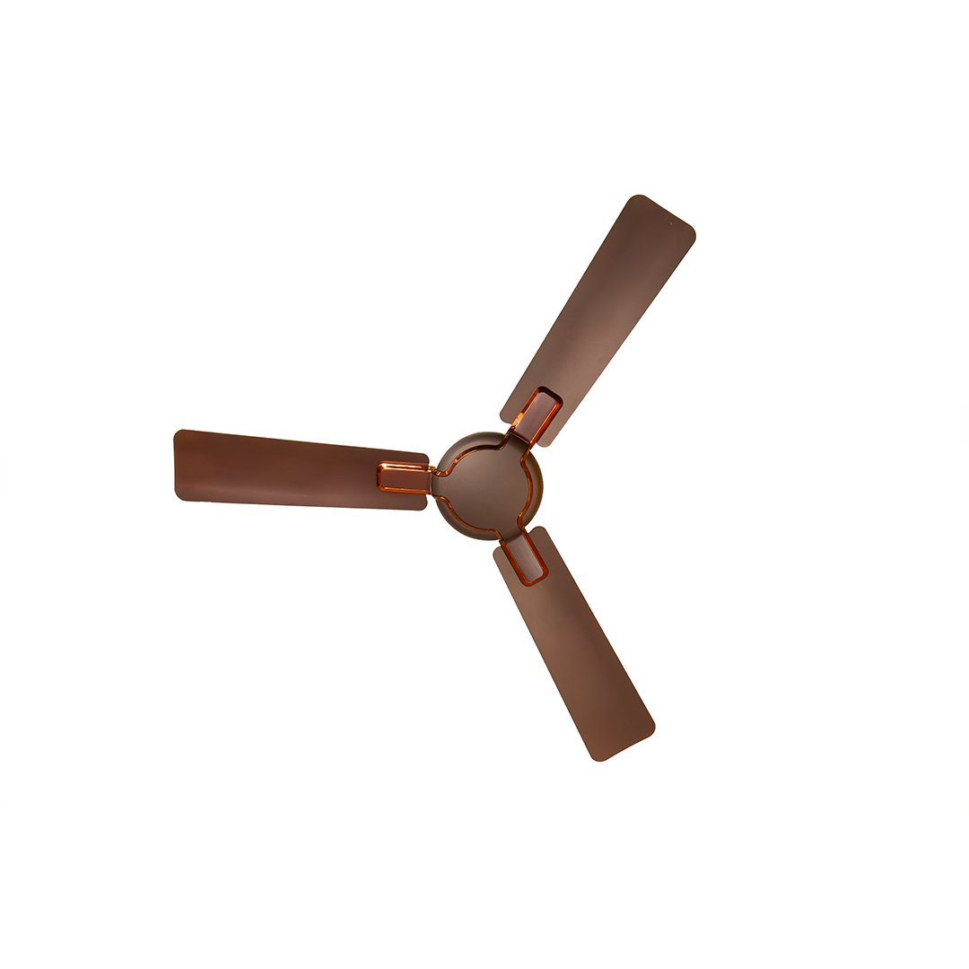 Sleek and silent ceiling fan with high-speed motor
