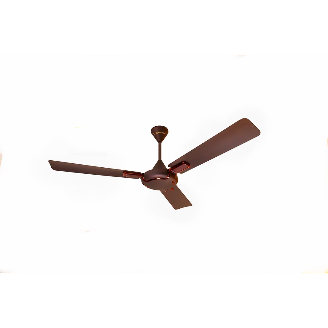 Sleek and silent ceiling fan with high-speed motor