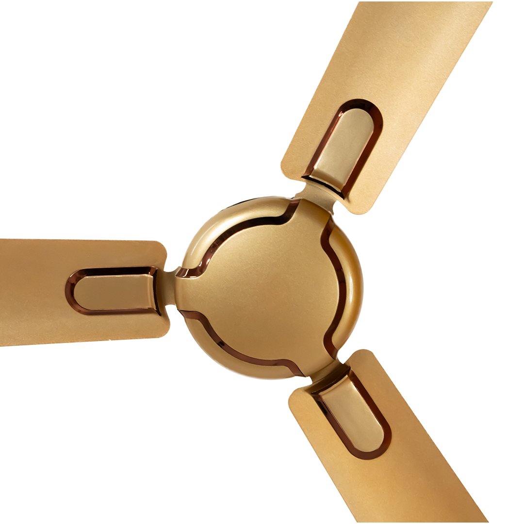 Sleek and silent ceiling fan with high-speed motor