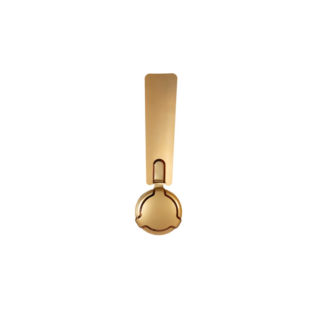 Sleek and silent ceiling fan with high-speed motor