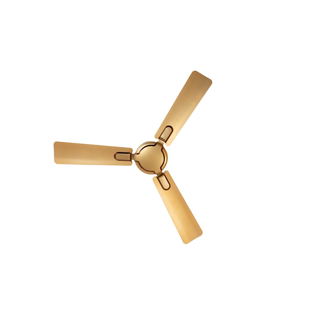 Sleek and silent ceiling fan with high-speed motor