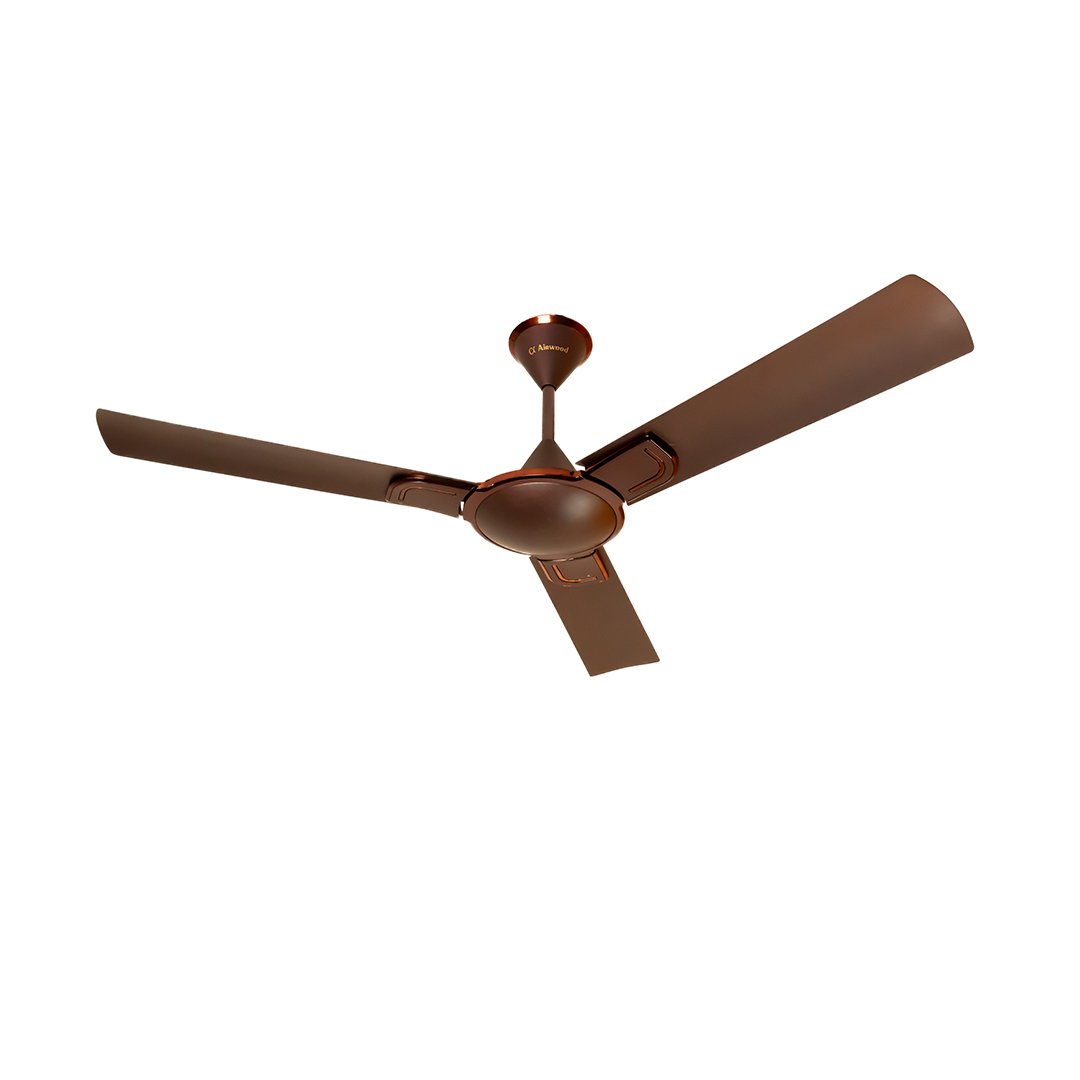 Sleek and silent ceiling fan with high-speed motor